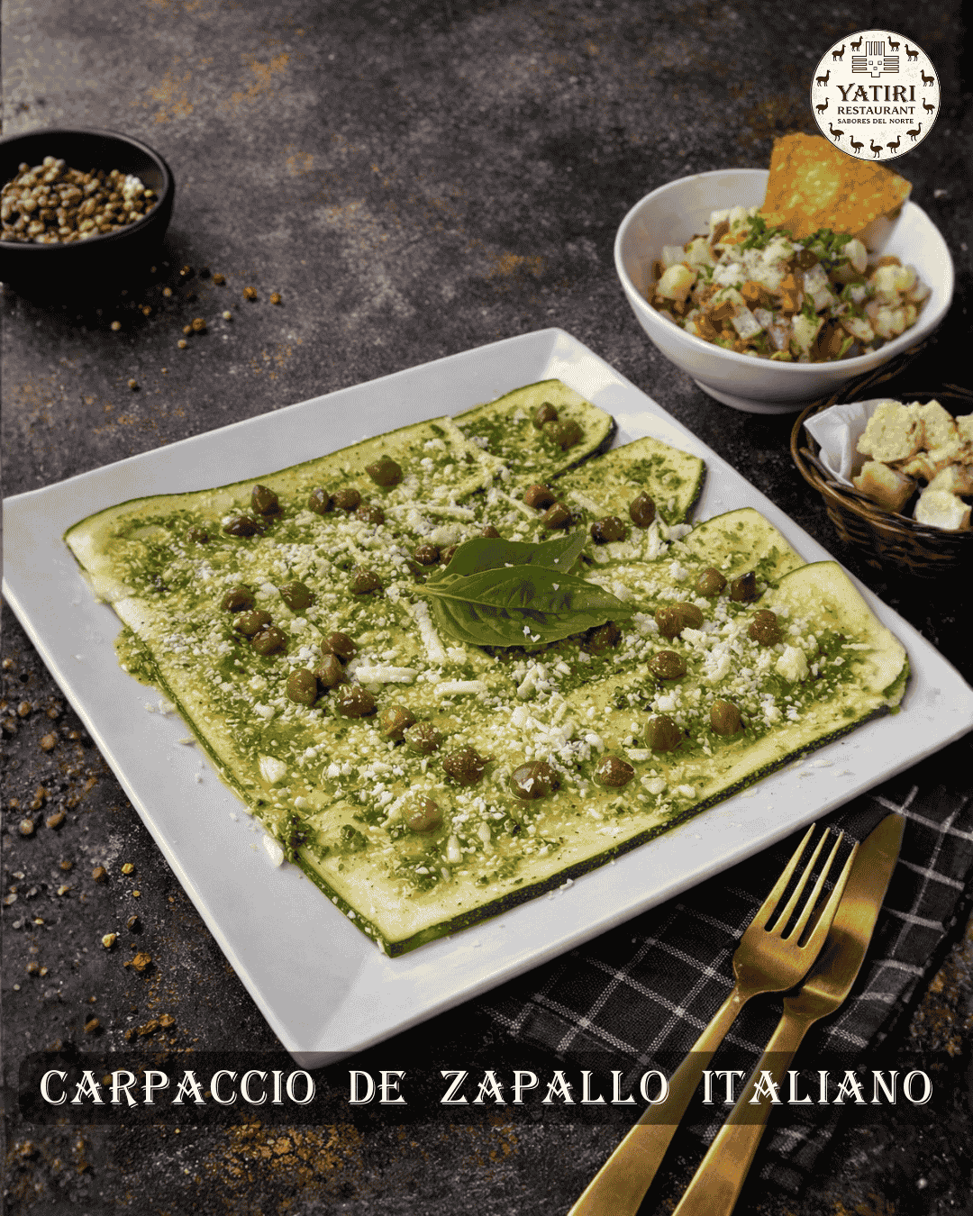 Carpaccio de Zapallo Italiano